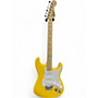 Used Squier Bullet Stratocaster yellow Solid Body Electric Guitar yellow