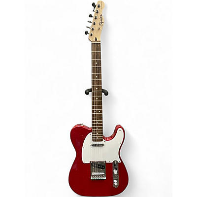 Used Squier Bullet Telecaster Red SPARKLE Solid Body Electric Guitar