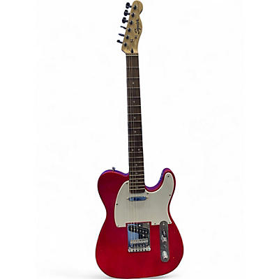 Used Squier Bullet Telecaster Red Sparkle Solid Body Electric Guitar