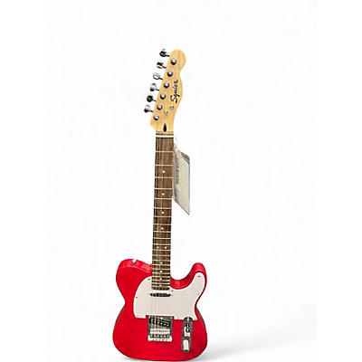 Used Squier Bullet Telecaster SPARKLE RED Solid Body Electric Guitar