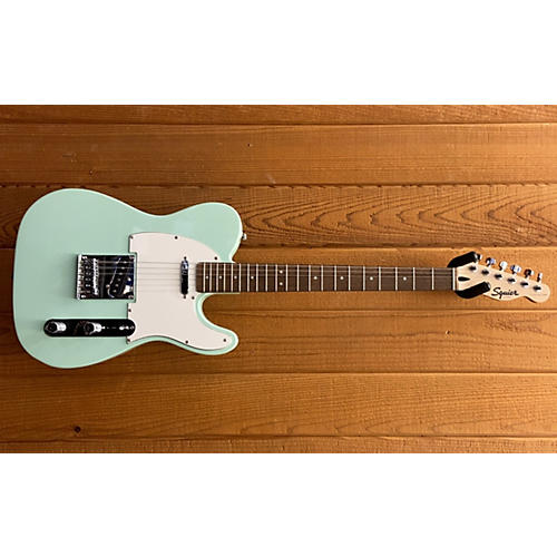 Squier Used Squier Bullet Telecaster Surf Green Solid Body Electric Guitar Surf Green