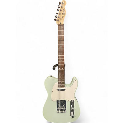 Used Squier Bullet Telecaster Surf Green Solid Body Electric Guitar