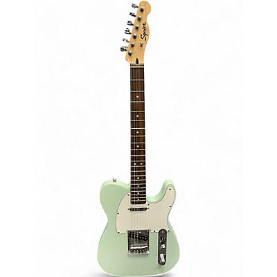 Used Squier Bullet Telecaster Surf Green Solid Body Electric Guitar