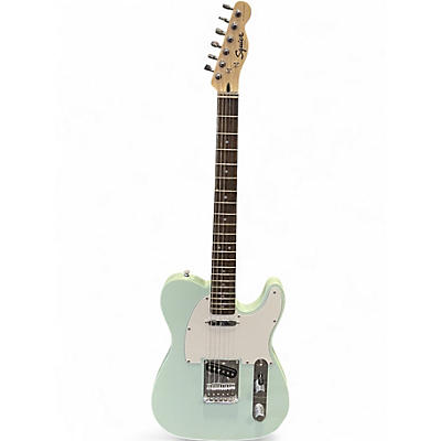 Used Squier Bullet Telecaster Surf Green Solid Body Electric Guitar