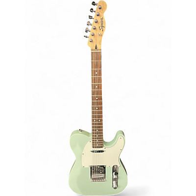Used Squier Bullet Telecaster Surf Green Solid Body Electric Guitar