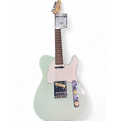 Used Squier Bullet Telecaster Surf Green Solid Body Electric Guitar