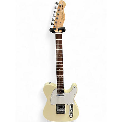 Used Squier Bullet Telecaster White Solid Body Electric Guitar