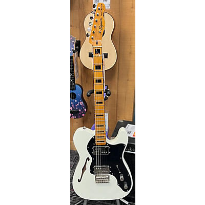 Squier Used Squier CLASSIC VIBE 1970 THINLINE White Hollow Body Electric Guitar