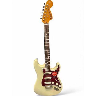 Used Squier CLASSIC VIBE 1970S STRATOCASTER Olympic White Solid Body Electric Guitar