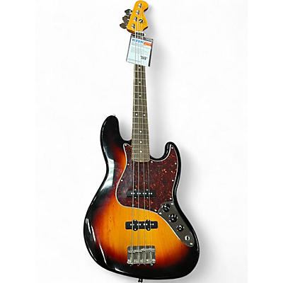 Used Squier CLASSIC VIBE 60'S JAZZ BASS 3 Tone Sunburst Electric Bass Guitar