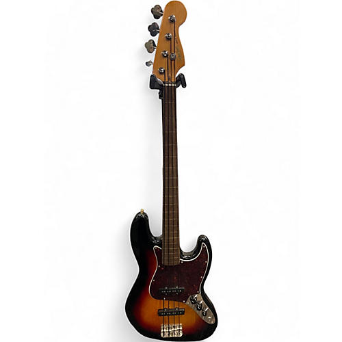 Used Squier CLASSIC VIBE '60S JAZZ BASS FRETLESS 3 Color Sunburst Electric Bass Guitar 3 Color Sunburst