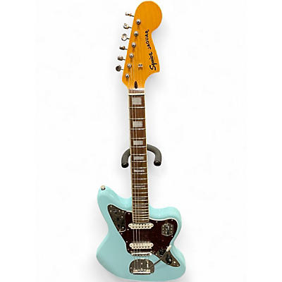 Used Squier CLASSIC VIBE 70S JAGUAR Daphne Blue Solid Body Electric Guitar