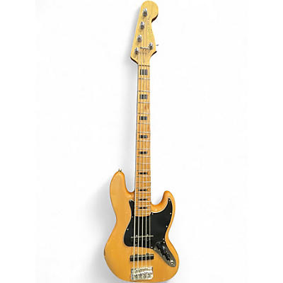 Used Squier CLASSIC VIBE 70S JAZZ BASS V Natural Electric Bass Guitar