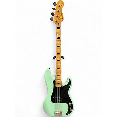 Used Squier CLASSIC VIBE 70S PRECISION BASS Surf Green Electric Bass Guitar