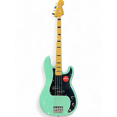Used Squier CLASSIC VIBE 70S PRECISION BASS Surf Green Electric Bass Guitar