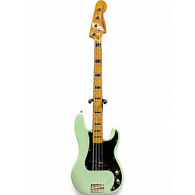 Used Squier CLASSIC VIBE 70S PRECISION BASS Surf Green Electric Bass Guitar