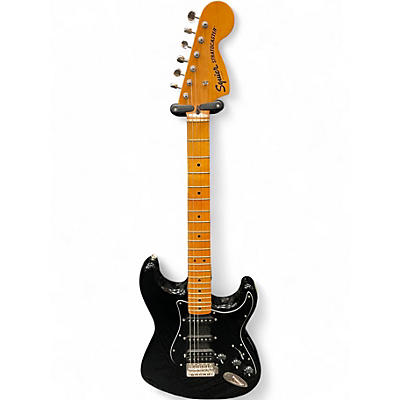 Used Squier CLASSIC VIBE 70S STRATOCASTER HSS Black Solid Body Electric Guitar