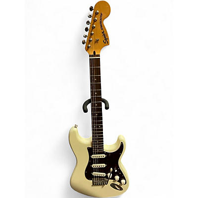 Used Squier CLASSIC VIBE 70S STRATOCASTER Olympic White Solid Body Electric Guitar