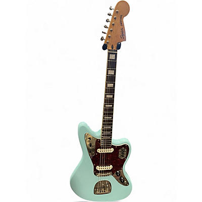 Used Squier CLASSIC VIBE 70S jaguar Daphne Blue Solid Body Electric Guitar