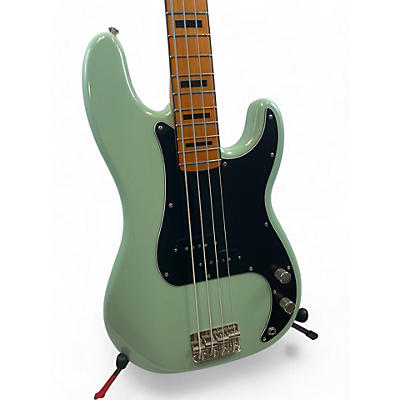 Used Squier CLASSIC VIBE 70s Precision Bass Surf Green Electric Bass Guitar