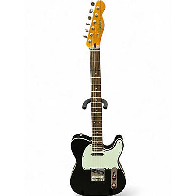 Used Squier CLASSIC VIBE BARITONE CUSTOM TELECASTER Black and White Baritone Guitars