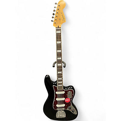 Used Squier CLASSIC VIBE BASS VI Black Solid Body Electric Guitar