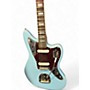 Used Squier CLASSIC VIBE JAGUAR CYAN Solid Body Electric Guitar CYAN