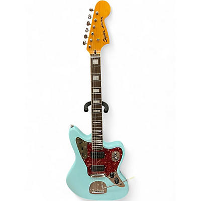 Used Squier CLASSIC VIBE JAGUAR DAPHNE BLUE Solid Body Electric Guitar