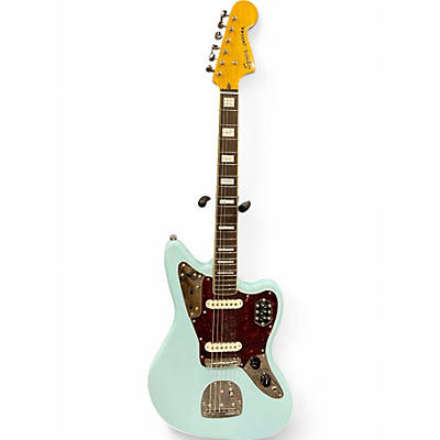 Used Squier CLASSIC VIBE JAGUAR Daphne Blue Solid Body Electric Guitar
