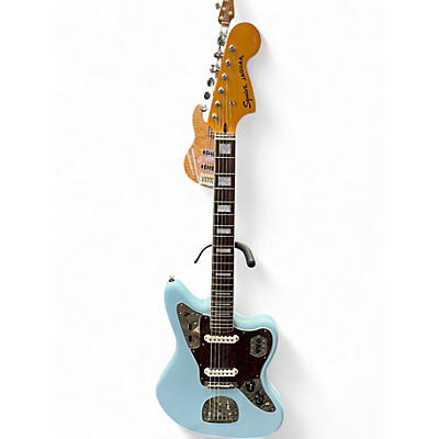 Used Squier CLASSIC VIBE JAGUAR Daphne Blue Solid Body Electric Guitar