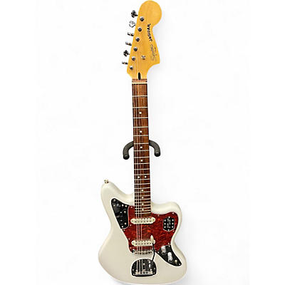 Used Squier CLASSIC VIBE JAGUAR WHITE Solid Body Electric Guitar
