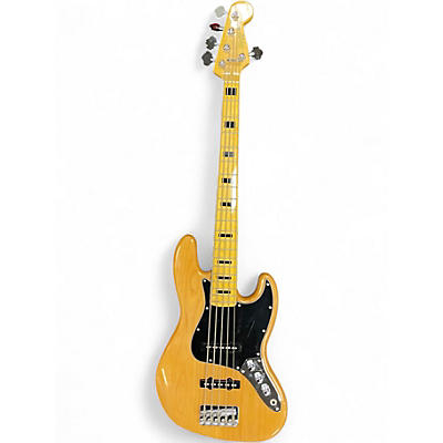 Used Squier CLASSIC VIBE Jazz Bass V Natural Electric Bass Guitar