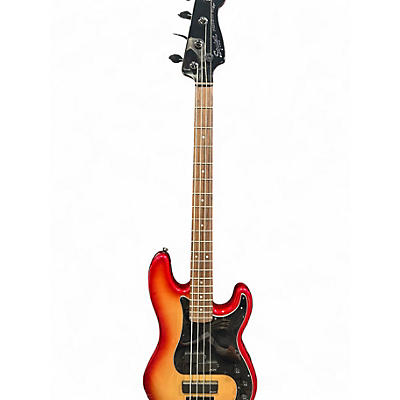 Used Squier CONTEMPORARY ACTIVE P BASS Metallic 3 Color Sunburst Electric Bass Guitar