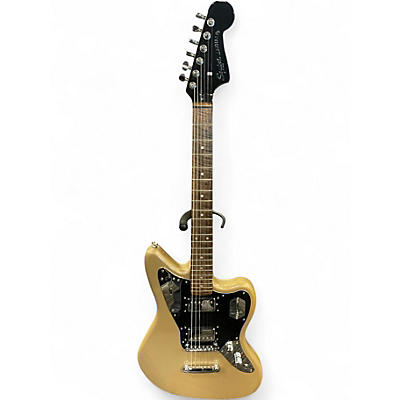 Used Squier CONTEMPORARY JAGUAR HH ST OLIVE GREEN Solid Body Electric Guitar