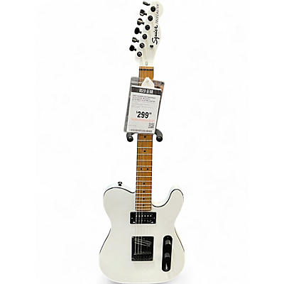 Used Squier CONTEMPORARY TELECASTER  RH White Solid Body Electric Guitar