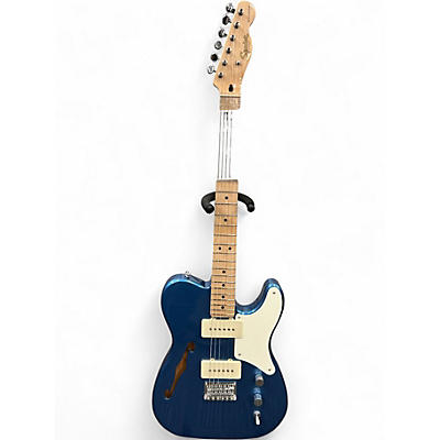 Used Squier Carbonita telecaster blue Hollow Body Electric Guitar