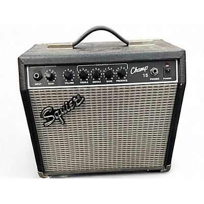 Used Squier Champ 15 Guitar Combo Amp