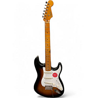 Used Squier Classic Vibe 1950S Stratocaster 2 Color Sunburst Solid Body Electric Guitar