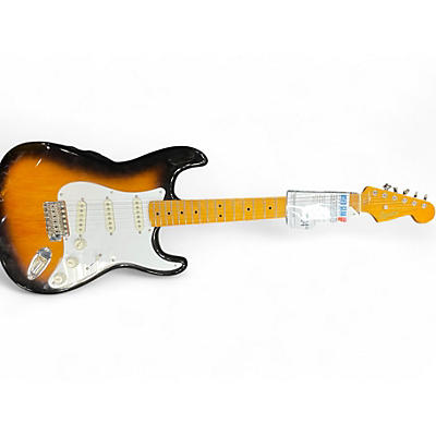 Used Squier Classic Vibe 1950S Stratocaster 2 Tone Sunburst Solid Body Electric Guitar