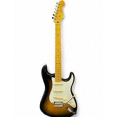 Used Squier Classic Vibe 1950S Stratocaster 2 Tone Sunburst Solid Body Electric Guitar