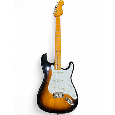 Used Squier Classic Vibe 1950S Stratocaster 2 Tone Sunburst Solid Body Electric Guitar