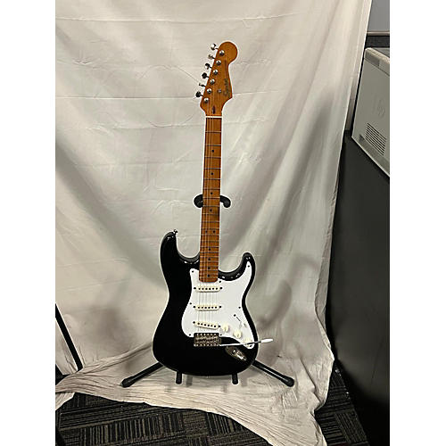 Squier Used Squier Classic Vibe 1950S Stratocaster Black Solid Body Electric Guitar Black