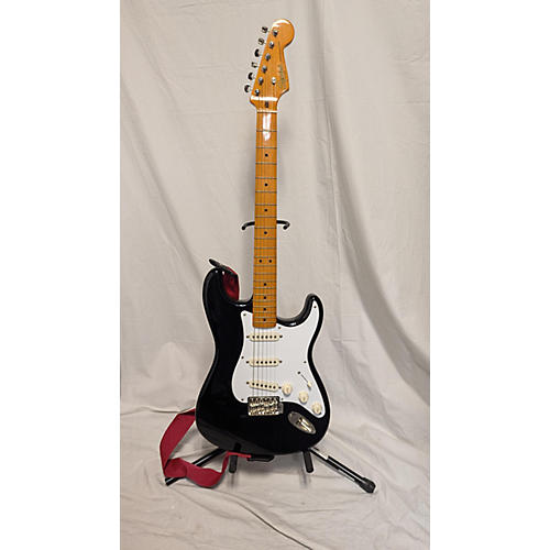 Squier Used Squier Classic Vibe 1950S Stratocaster Black Solid Body Electric Guitar Black