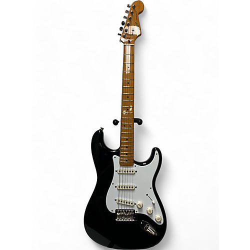 Squier Used Squier Classic Vibe 1950S Stratocaster Black Solid Body Electric Guitar Black