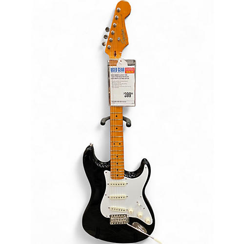Used Squier Classic Vibe 1950S Stratocaster Black Solid Body Electric Guitar Black