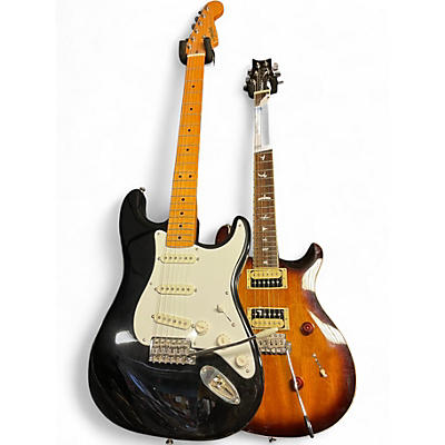 Used Squier Classic Vibe 1950S Stratocaster Black Solid Body Electric Guitar