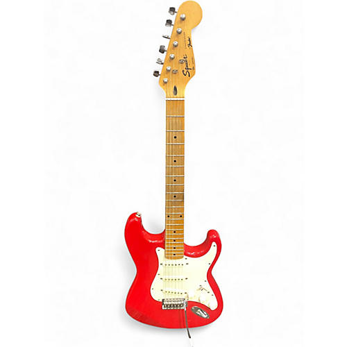 Used Squier Classic Vibe 1950S Stratocaster Candy Apple Red Solid Body Electric Guitar Candy Apple Red