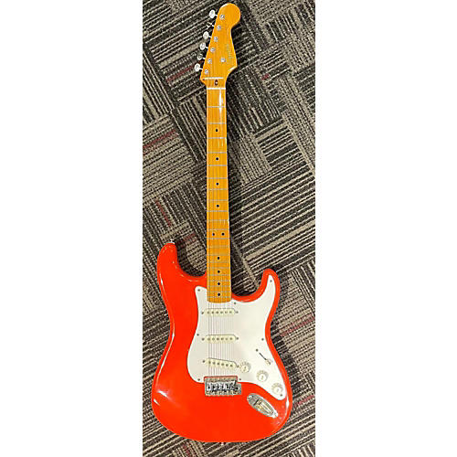 Squier Used Squier Classic Vibe 1950S Stratocaster Fiesta Red Solid Body Electric Guitar Fiesta Red