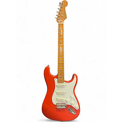 Squier Used Squier Classic Vibe 1950S Stratocaster Fiesta Red Solid Body Electric Guitar