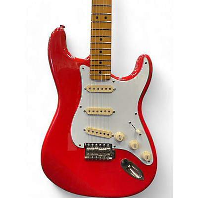 Squier Used Squier Classic Vibe 1950S Stratocaster Fiesta Red Solid Body Electric Guitar